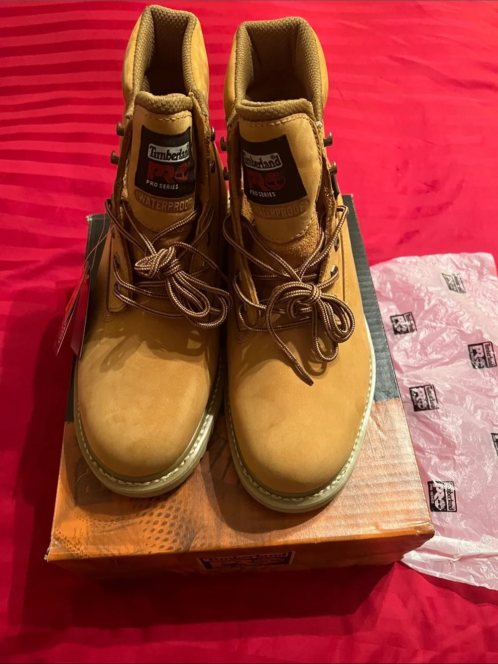 Timberland Wheat Tan Men’s Work Boots